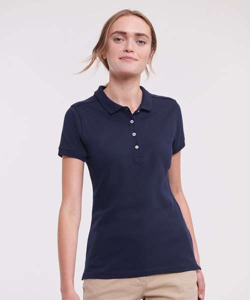 Women's stretch polo